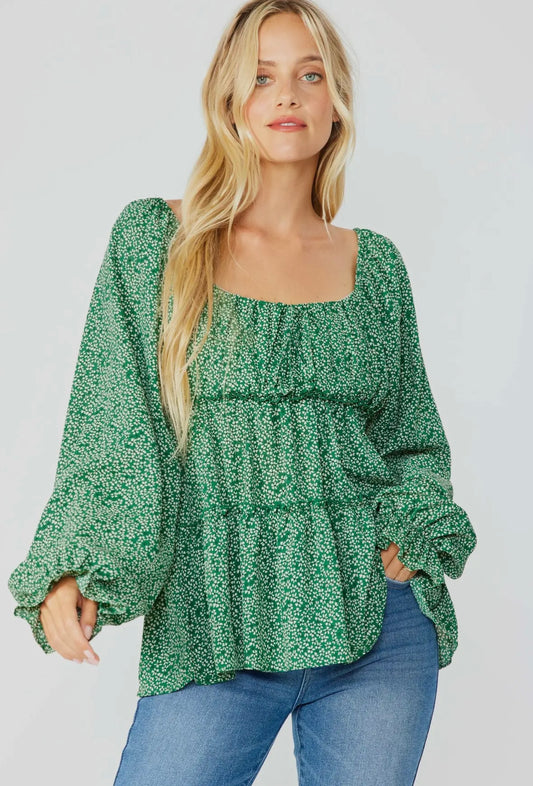 Sadie Top-Green