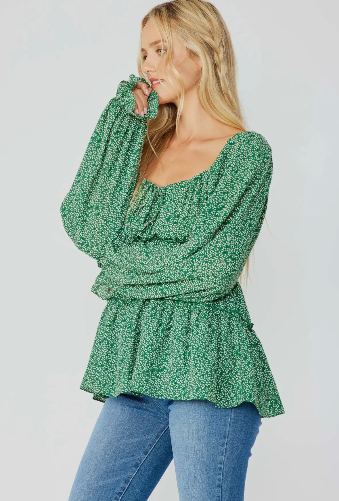 Sadie Top-Green