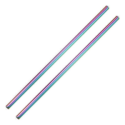 Stainless rainbow Metallic straw