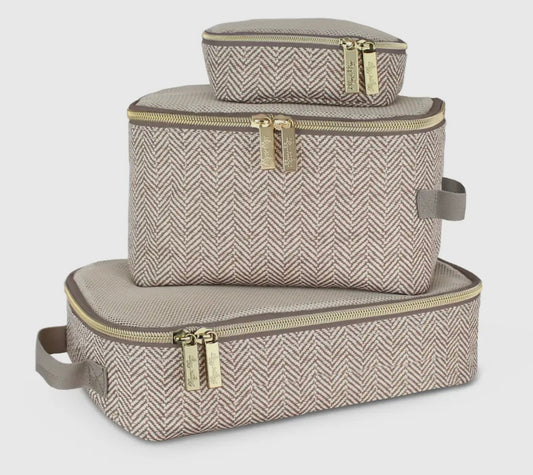 Itzy Ritzy Vanilla Latte Packing Cubes